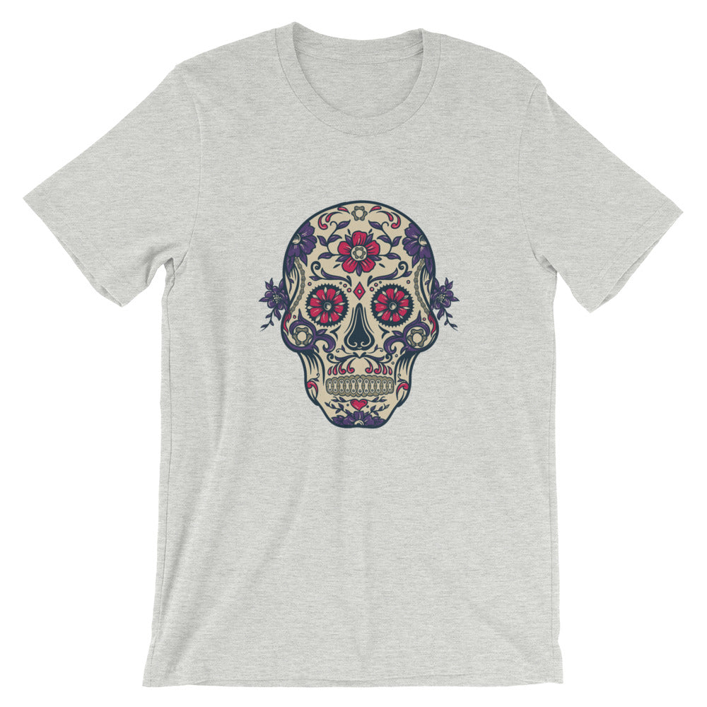 Cycling candy skull t shirt