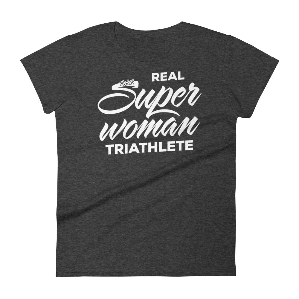 Real Super Woman Triathlete Women’s - White Design